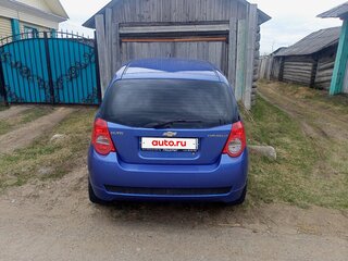 2009 Chevrolet Aveo I Рестайлинг, синий, 450000 рублей, вид 3