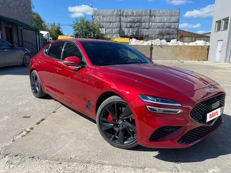2021 Genesis G70 I Рестайлинг, красный, 3500000 рублей, вид 1