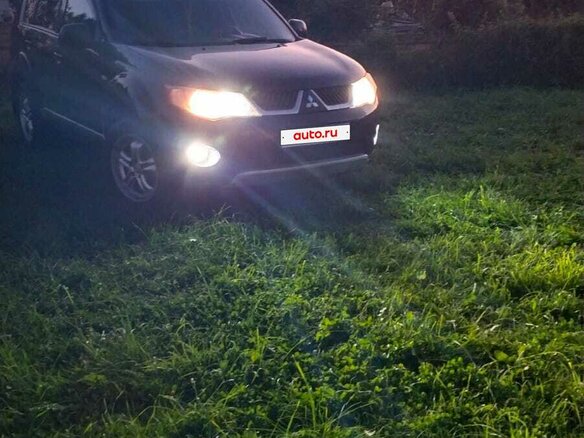 2007 Mitsubishi Outlander II, чёрный, 840000 рублей - вид 6