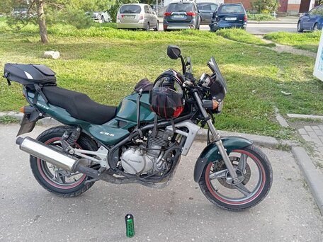 2000 Kawasaki ER-5, зелёный, 210000 рублей, вид 2