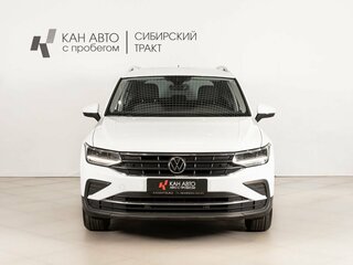 2021 Volkswagen Tiguan II Рестайлинг, белый, 2755000 рублей, вид 2