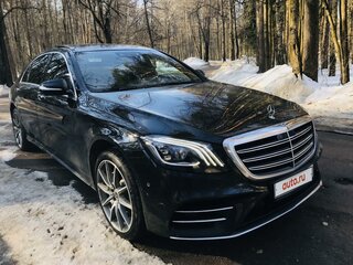 2019 Mercedes-Benz S-Класс 400 d Long VI (W222, C217) Рестайлинг, чёрный, 5300000 рублей, вид 4