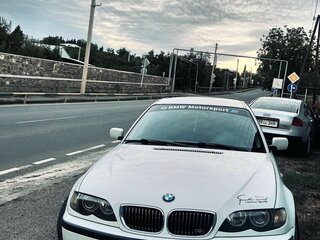2003 BMW 3 серии 320i IV (E46) Рестайлинг, белый, 750000 рублей, вид 2