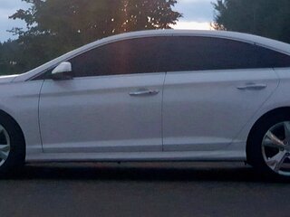 2017 Hyundai Sonata VII (LF) Рестайлинг, белый, 1700000 рублей, вид 5