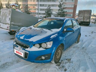 2012 Chevrolet Aveo II, синий, 400000 рублей, вид 1