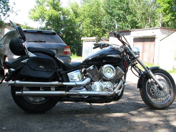 2001 Yamaha XVS1100, чёрный, 530000 рублей - вид 3
