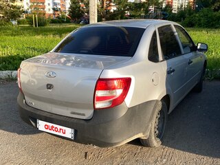 2013 Lada (ВАЗ) Granta I, серебристый, 600000 рублей, вид 3
