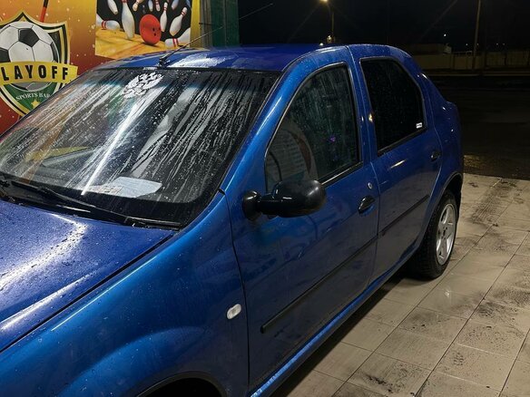 2006 Renault Logan I, синий, 200000 рублей - вид 2