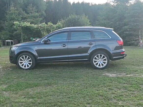 2014 Audi Q7 I (4L) Рестайлинг, чёрный, 2380000 рублей - вид 8