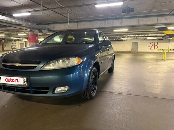 2007 Chevrolet Lacetti I, синий, 400000 рублей