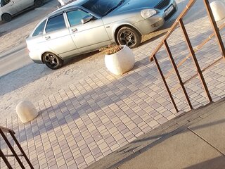 2008 Lada (ВАЗ) Priora I, серый, 350000 рублей, вид 4