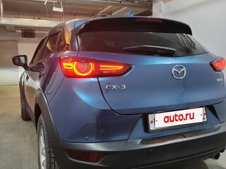 2021 Mazda CX-3 I Рестайлинг, синий, 1990000 рублей, вид 4