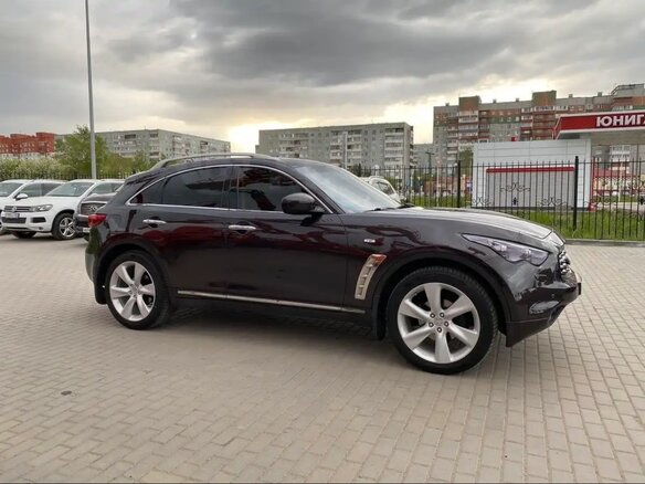 2008 Infiniti FX35 II (S51), коричневый, 1650000 рублей - вид 9