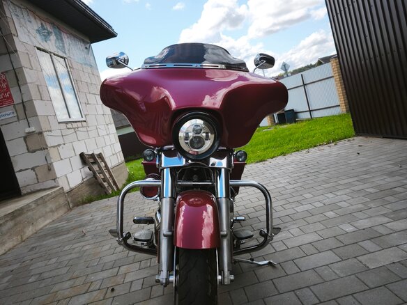 2013 Harley-Davidson Street Glide, пурпурный, 900000 рублей - вид 8