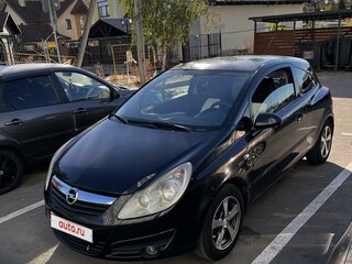 2007 Opel Corsa D, чёрный, 300000 рублей, вид 1