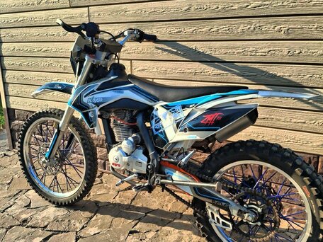 2019 Kayo T2 250 MX, голубой, 140000 рублей, вид 2