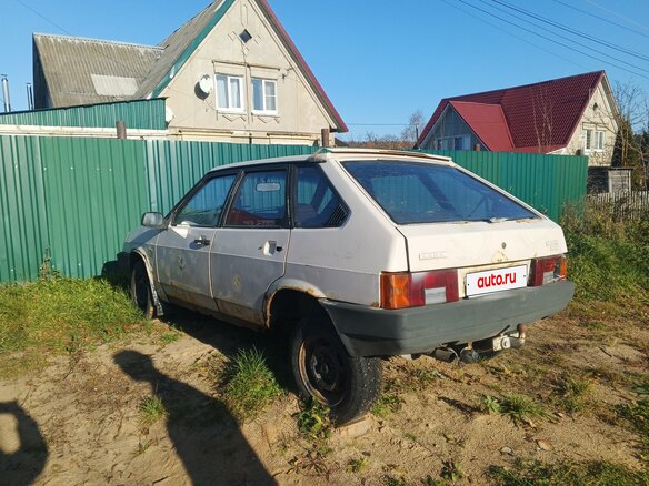 1990 Lada (ВАЗ) 2109, белый, 35000 рублей - вид 1