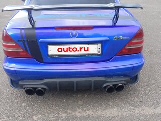2000 Mercedes-Benz SLK-Класс 200 I (R170) Рестайлинг, синий, 900000 рублей, вид 3