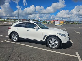 2013 Infiniti FX37 II (S51) Рестайлинг, белый, 1850000 рублей, вид 2