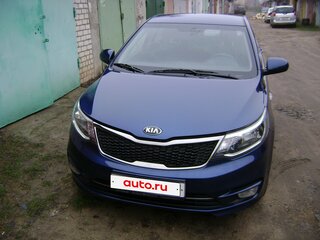 2015 Kia Rio III Рестайлинг, синий, 1500000 рублей, вид 1