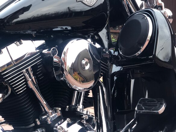 2002 Harley-Davidson Road King, чёрный - вид 3