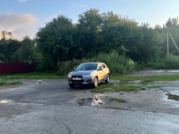 2012 Mitsubishi ASX I Рестайлинг, серый, 1200000 рублей - вид 6