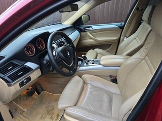 2008 BMW X6 50i 6-speed I (E71), красный, 1300000 рублей, вид 5