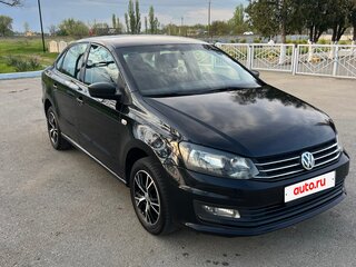 2015 Volkswagen Polo V Рестайлинг, чёрный, 650000 рублей, вид 3