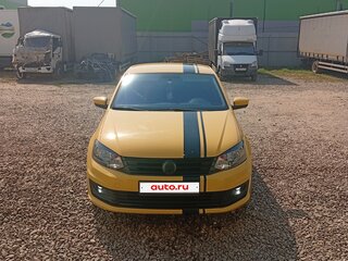 2019 Volkswagen Polo V Рестайлинг, жёлтый, 1000000 рублей, вид 1
