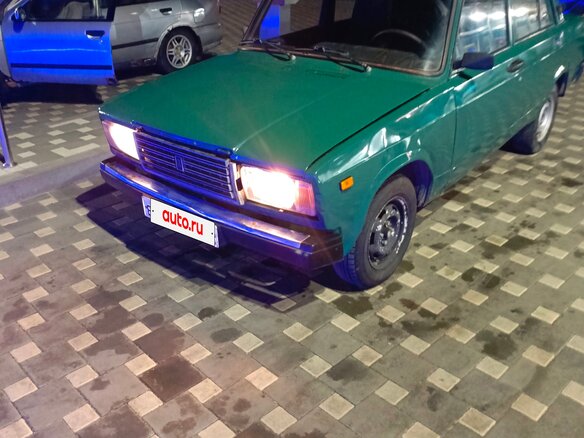 2005 Lada (ВАЗ) 2107, зелёный, 75000 рублей