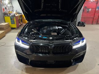 2010 BMW 5 серии 528i VI (F10/F11/F07), чёрный, 1950000 рублей, вид 2