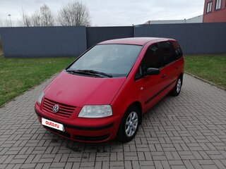 2000 Volkswagen Sharan I Рестайлинг, красный, 495000 рублей, вид 2