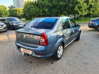 2012 Renault Logan I Рестайлинг, синий, 550000 рублей, вид 4
