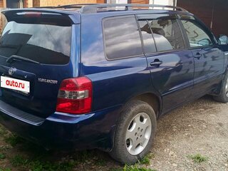 2005 Toyota Highlander I (XU20) Рестайлинг, синий, 1500000 рублей, вид 4