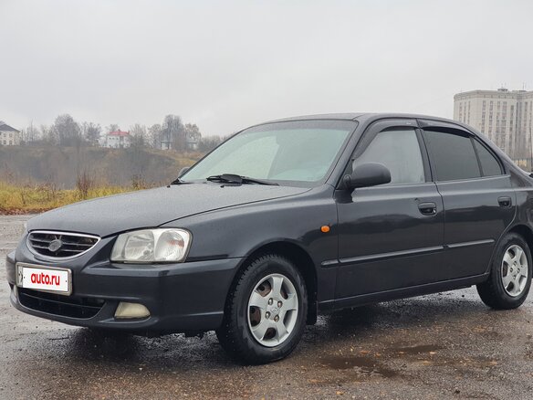 2008 Hyundai Accent ТагАЗ II, чёрный