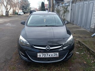 2013 Opel Astra J Рестайлинг, чёрный, 755000 рублей, вид 1