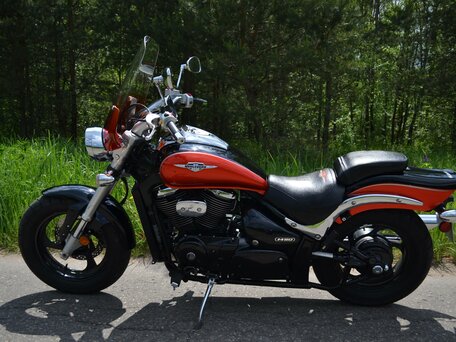 2009 Suzuki Boulevard M50, красный, 450000 рублей, вид 5