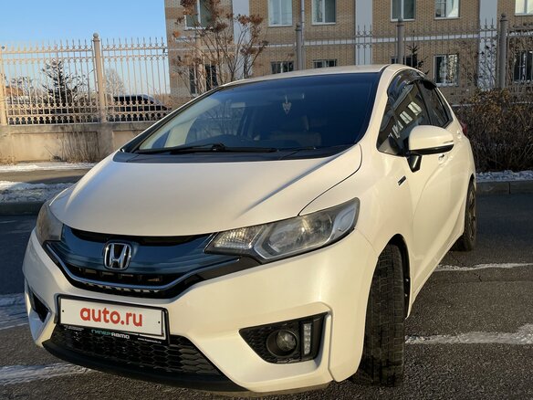 2014 Honda Fit III, белый, 975000 рублей