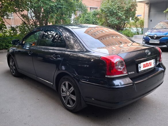2007 Toyota Avensis II Рестайлинг, чёрный - вид 4