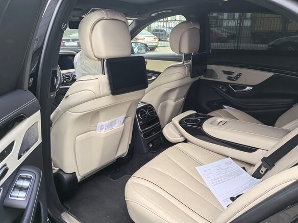 2017 Mercedes-Benz S-Класс 560 VI (W222, C217) Рестайлинг, чёрный, 4350000 рублей - вид 7