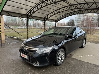 2016 Toyota Camry VII (XV50) Рестайлинг, чёрный, 2390000 рублей, вид 1