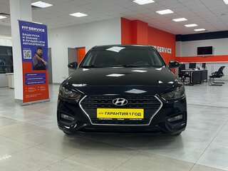 2017 Hyundai Solaris II, чёрный, 1279000 рублей, вид 2