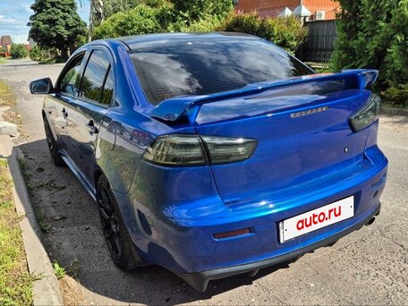 2008 Mitsubishi Lancer X, синий, 900000 рублей, вид 3
