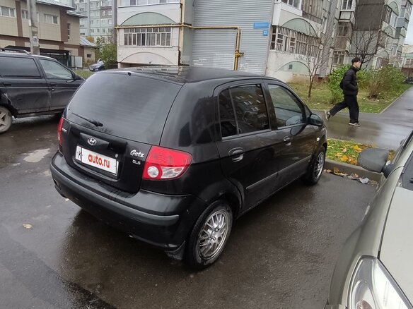 2005 Hyundai Getz I, чёрный, 270000 рублей - вид 3
