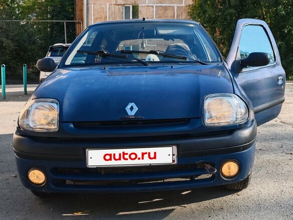 2001 Renault Clio II, синий, 149000 рублей - вид 1