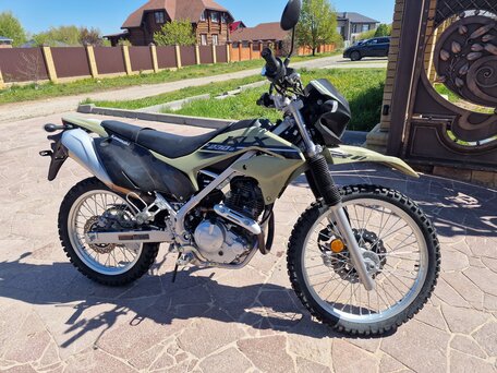 2021 Kawasaki KLX 230, зелёный, 550000 рублей, вид 2