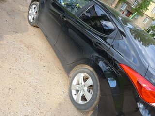 2013 Hyundai Elantra V (MD) Рестайлинг, чёрный, 777000 рублей, вид 1