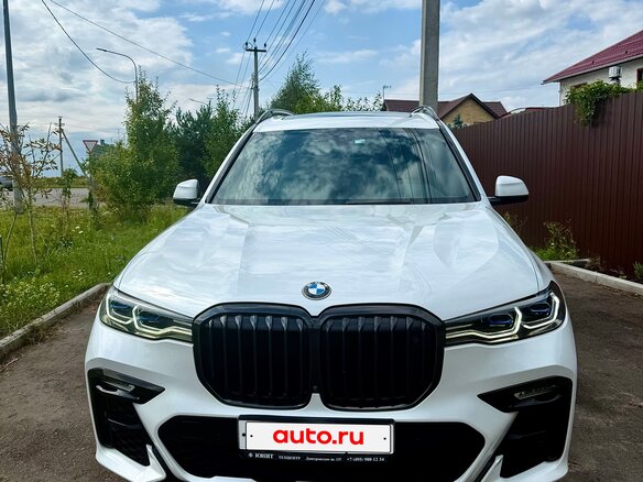 2019 BMW X7 M50d I (G07), белый, 7990000 рублей