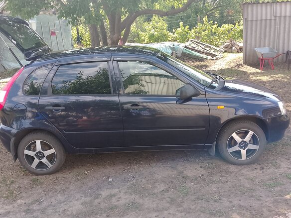 2010 Lada (ВАЗ) Kalina I, синий, 400000 рублей - вид 9