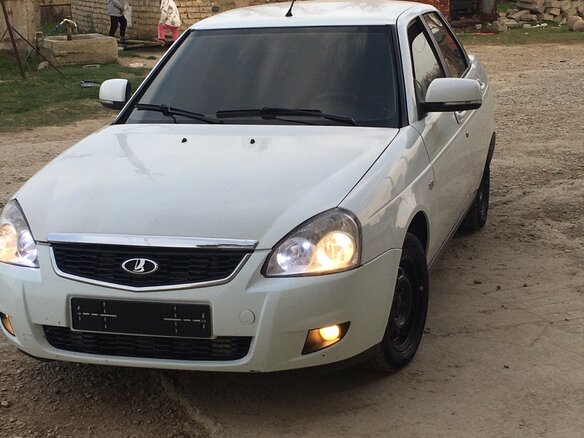 2012 Lada (ВАЗ) Priora I, белый, 435000 рублей - вид 9